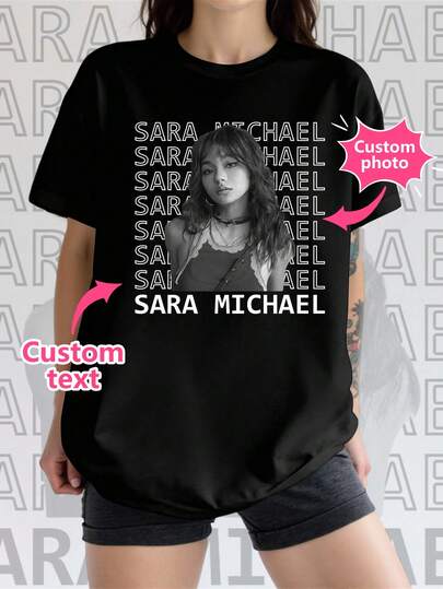 เสื้อยืด/เสื้อเชิ้ตพิมพ์ภาพถ่ายตามสั่ง, เสื้อยืด/เสื้อเชิ้ตสั่งทำพิเศษสำหรับแฟนสาว, รักแฟนสาวของฉัน, เสื้อยืดพิมพ์ภาพถ่ายย้อนยุคตามสั่ง, เสื้อยืดแร็พ Bootleg สั่งทำพิเศษสำหรับแฟนหนุ่ม, เสื้อยืดแร็พ Bootleg สั่งทำพิเศษ, เสื้อยืดสามีภรรยา, กลับไปโรงเรียน, เทศกาลเบียร์, วันชาติซาอุดีอาระเบีย, ฮาโลวีน, ฤดูร้อน, เครื่องแต่งกายสตรีสำหรับวันที่ 4 กรกฎาคม, ชุดฤดูร้อน, เสื้อเบลาส์สตรีสีดำน่ารัก