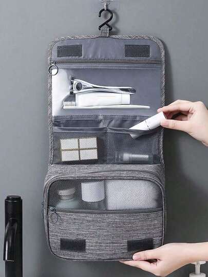 便携式旅行洗漱包 化妆品收纳包 沙滩旅行配件 挂式化妆包 浴室配件 化妆品收纳包 防水化妆包 浴室化妆品收纳 化妆包 夏季旅行必备 旅行必备 假日邮轮必备 学校用品 学校物品 伴娘礼物