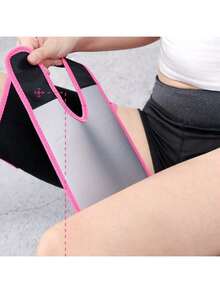 1 Pieza Cinturón de muslo con iones de plata para deportes y fitness en el hogar, cinturón de pierna con cierre de gancho y bucle que se puede ajustar libremente, cubierta de pierna diaria para yoga y pilates para hombres y mujeres