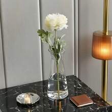 1/2/5/8/10 chiếc Bình hoa nhựa kiểu kim cương chất lượng cao, hoa trong suốt làm thủ công, thích hợp cho nhiều loại bó hoa và đồ trang trí, lý tưởng để cắm trên bàn, đám cưới, tiệc tùng, trang trí Giáng sinh, 17*7,5*5,5cm - Trong sáng - Xem 7