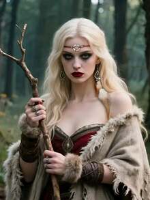 1件优雅圣诞嘉年华派对表演头带 - 轻盈涤纶和布料波西米亚北欧风配饰