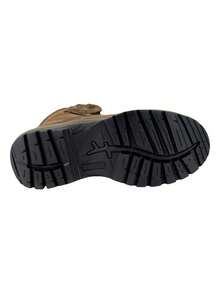 Bota Industrial Trabajo Dama Casco Poliamida Café  Calzado Profesional Resistente Duradera Confortable Seguridad Antideslizante Diseño Ergonómico Plantilla Acolchada Material Premium Impermeable Protección Laboral Zapatos Mujer Trabajos Pesados - Marrón Mocha - Ver 3
