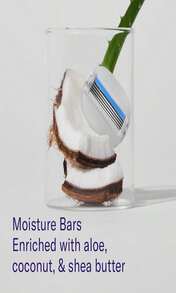 Flamingo Moisture Plus Women'S Razor Set - Razor Handle, 4 Blade Refills, Shower Holder - Fig - MàuA - Xem 6