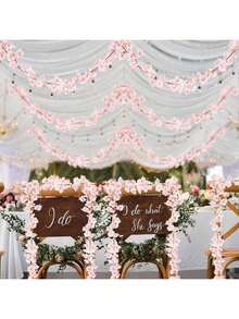 6 piezas de 1.8m de largo Guirnalda de flores de cerezo artificial para decoración del hogar, habitación, boda y fiesta en primavera