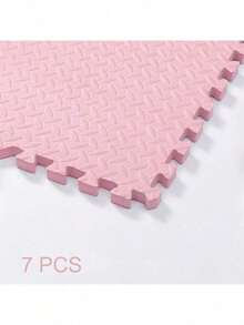14PCS/9PCS/7PCS 30 * 30cm/11.81 * 11.81 Inch Splicing White Foam Floor Mats, Multi-Function EVA Foam Tiles, Indoor Household Spliced Fitness Mat, Thickened Anti-Slip Pressure Resistant High-Density Shock Pad. [Product Has A Short Production Cycle, It Is Recommended To Place The Product In A Ventilated Area To Dissipate The Material's Own Odor Before Use] - Multicolor - View 14