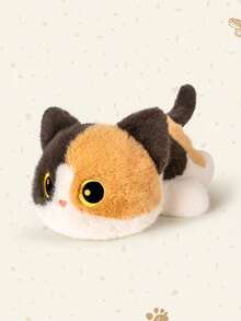 30厘米/11.81英寸 毛茸茸的猫咪毛绒玩具柔软填充动物小猫玩偶毛绒动物装饰创意礼物儿童生日派对家居女孩房间装饰游戏收藏品 - 彩色 - 查看 12