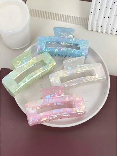 4pcs/Set Elegant Mermaid Color Hair Clips, Minimalist & Chic, Suitable For Daily, Festive Occasions, Multi-Color Matching,Fall,Hair,Hair Accessories,Accessories,Hair Accessories For Women,Travel,Hair Accessories,Accessories Women,Hair Accessory,Hair Accessories Women,Hair Tools,Hair Stuff,Stuff,Beauty Accessories,Gifts,Travel,Gifts For Women,Hair Stuff,Stocking Stuffers