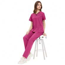 Hohe Wiederkaufrate! Hautfreundlicher & atmungsaktiver Handwasch-Kittel für Frauen, schnelltrocknend, weich & locker geschnitten, Laboruniform, so bequem, dass Sie ihn nicht ausziehen möchten, von Stammkunden sehr empfohlen