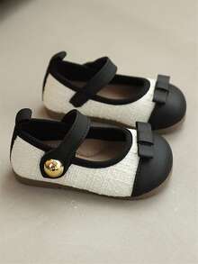 Korean Style Girls' Leather Shoes, New Autumn Kids Princess Shoes, Toddler Loafers For Little Girls