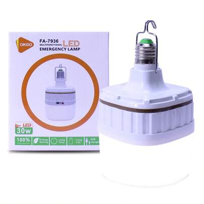Playbox Electronics Foco LED Recargable De Emergencia 80W – Luz Brillante y Uniforme, Portátil, Perfecto para Exterior PLAYBOX LED59