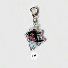 6 móc khóa Acrylic, phụ kiện Anime, mặt dây chuyền điện thoại hoạt hình, móc chìa khóa ô tô, đồ trang trí ba lô học sinh, phụ kiện túi sân khấu người ngoài hành tinh, móc chìa khóa nhung hoạt hình, dây đeo túi quà Halloween có ngăn đựng thẻ ID, phụ kiện ô tô, móc khóa túi - Nhiều màu - Xem 16