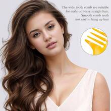 粉色发梳套装 - 宽齿梳、细齿梳、尖尾梳和双头梳，男女通用，美发工具，美发用品，旅行必备，旅行，理发师，发型师，理发师配件，情人节，美发用品，发型师，理发店，沙龙，度假必备，美发产品，理发店，情人节礼物，女士旅行必备，发型师工具 - 黃色 - 查看 5