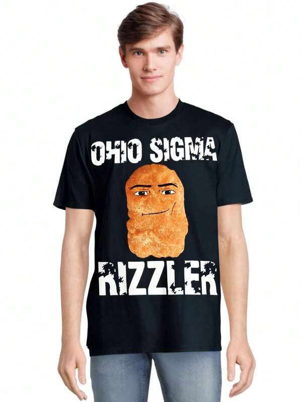 Ohio Sigma Rizzler Meme Rizz Internet Memes Funny Memes GenZ T-Shirt Tee For Adult, Men, Women, Teen, Teenager, Adolescent, Youth.