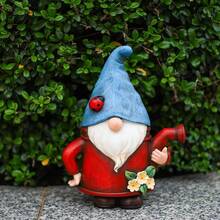 Gnome pitic ghiveci de flori acasă grădină vază în aer liber decor desene animate pitic rășină artizanat decorativ