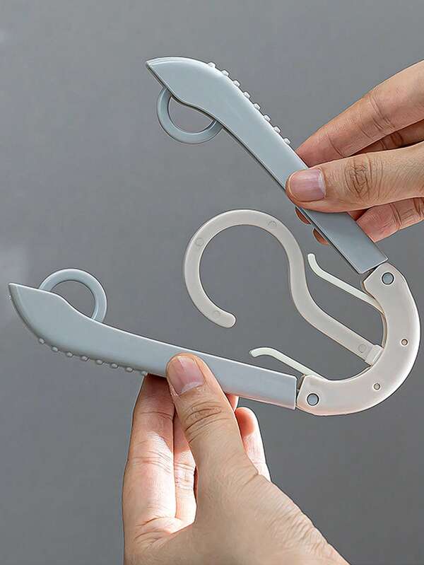 Foldable Travel Hangers, Travel Essential Folding Clothes Drying Hangers - Household Multifunctional Portable Hangers, Suitable For Suitcases, Dormitories, Schools & Hotels, Fits Clothes/Coats/Laundry Bags