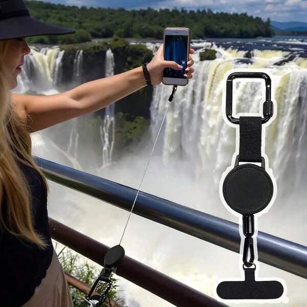 1/3개 2025 새로운 조절 가능한 도난 방지 전화 끈, 풀 아웃 장치 포함, 내구성 있는 폴리에스터 섬유, 안전 걸쇠, 야외 스포츠 및 하이킹에 적합, 야외 장비 | 조절 가능한 끈 | 내구성 있는 끈, 전화 끈 / 훌륭한 제품 공유!