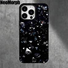 Fundas y carcasas protectoras para teléfono con diseño de flash negro y orificios grandes. Compatibles con phone 16 Pro Max, 16, 15 Pro, 14, 14 Plus/14 Pro Max, 13, 13 Pro, 12 Pro, 11/11 Pro. Regalos para cumpleaños y festividades - Negro - Ver 5