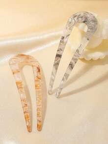 2 piezas Clip de cabello de acetato con forma de U estilo vintage para mujeres, apto para mayores de 14 años, accesorio decorativo diario, regalo perfecto para el Día de la Madre, peines, peines para el cabello, peine lateral, artículos escolares, otoño, accesorios para el cabello, accesorios para el cabello para mujeres, viajes, accesorios, accesorios para mujeres, accesorio para el cabello, accesorios para el cabello para mujeres, herramientas para el cabello, cosas para el cabello, cosas, accesorios de belleza, regalos, viajes, regalos para mujeres, cosas para el cabello, rellenos de calcetines