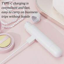 1 件女士电动剃须刀，双头二合一设计，USB 充电，私密脱毛器，适用于腋下、比基尼线、腿部 - 時尚款 - 查看 9