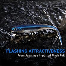Dr.Fish 5/6pcs Fishing Soft Recall Plastic Salt Water Fork Tail Drop Shot Silicone Soft Bait Worm Spill Trout Lucky Walleye Weedless