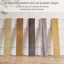 Sabiduría simple 5 ㎡   Piso vinilico autoadherible,Paquete de pvc autoadheribles,Piso laminado de gruesa de 2 mm,Piso pvc autoadherible para cocina,Sala de estar,Dormitorio,Oficina (8812)