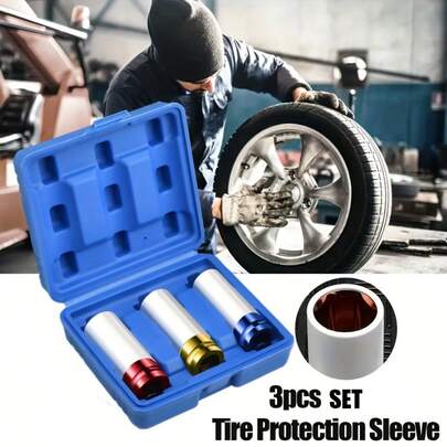 1/2 Inch 17mm 19mm 21mm Alloy Thin Wall Car Wheel Deep Impact Nut Socket Driver Set