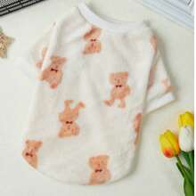 Autumn Flannel Pet Clothes, Dog Clothes, Small Bear Four-Legged Clothes, Cross-Border New Products Dog Clothes