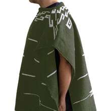 Gamboa Poncho de vaquero Poncho de poncho occidental para hombre, poncho mexicano para hombre - Talla única + Verde oliva - Ver 3