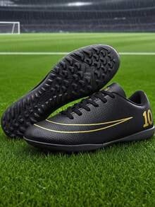 Unisex Youth Sports Soccer Shoes, Campus Student Boys Girls Football Training Shoes, Football Match Specialized Shoes, Studded Non-Slip, Good Foot Feel, Lightweight And Comfortable (Some With Shoe Oil On Uppers And Soles)