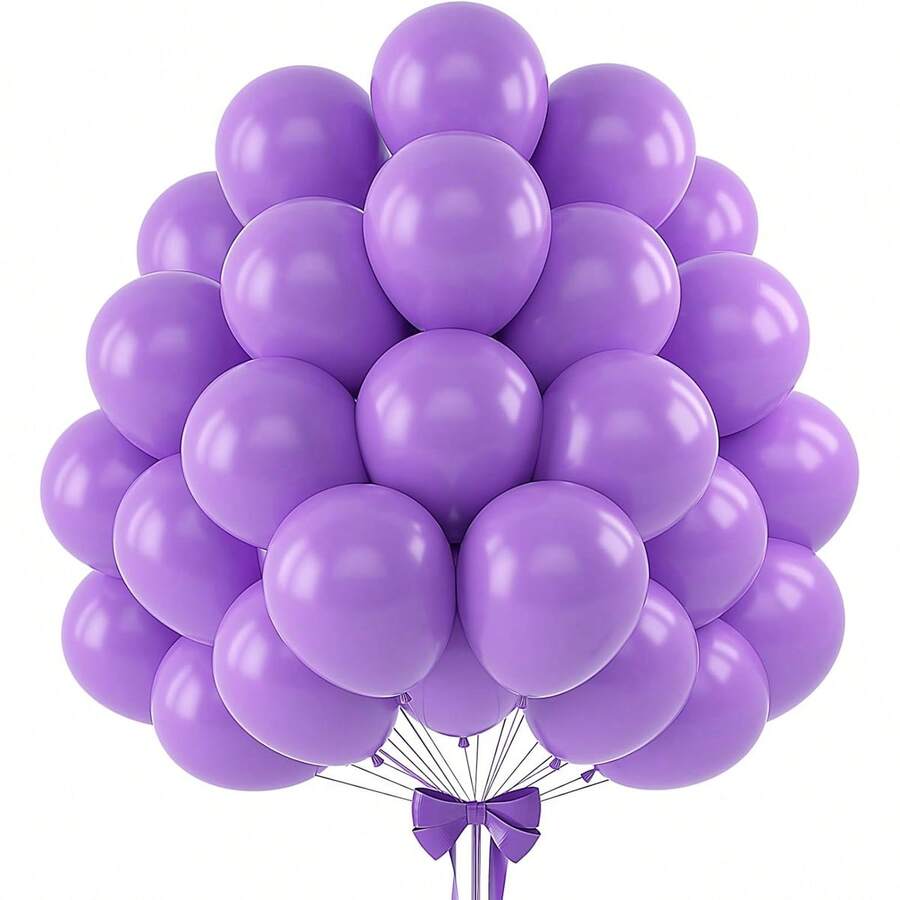 Purple Balloons 5/10/12/18 Inch Purple Thick Latex Balloon Arch Kit For Birthday Shower Party Gender Revealing Anniversary Graduation Wedding Bachelorette Party Decorations