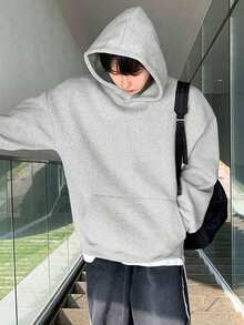 1pc Teen Boys Versatile, Personalized, Fashion, Loose Fit Pullover Hoodie Sweatshirt, Spring/Autumn