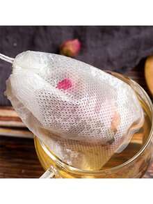 100pcs Reusable Drawstring Soup Bags - Multipurpose Kitchen Filter For Tea Leaves, Spices & Muslin - Perfect For Cooking, Chinese Herbs & Bone Broth Back To School