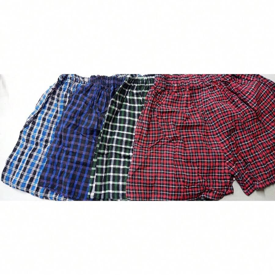 KIT 10  SONG CHILDREN'S PRINTED PAJAMA MEN'S SLEEPING SHORTS - Nhiều màu - Xem 1