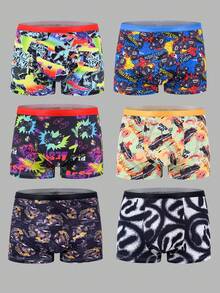 Paquetes 6/8 piezas calzoncillos Cómodos para Niños - Multicolor - Ver 17