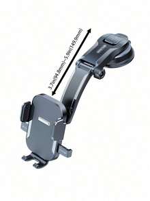 1 Giá đỡ điện thoại trên ô tô, Giá đỡ điện thoại trên ô tô đa năng cho mọi điện thoại thông minh, Giá đỡ điện thoại trên ô tô, Màn hình hiển thị không thể ngăn cản, Xoay 360 °, Lưu trữ có thể gập lại Tương thích với iPhone, điện thoại Android, Quà tặng sinh nhật, gia đình, bạn bè Phụ kiện ô tô Giá đỡ điện thoại trên ô tô - Bạc - Xem 5