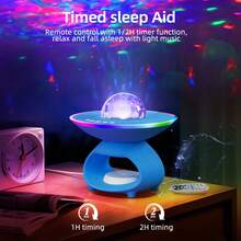 Moderne RGB Projektionslampe - Dekorative Tischlampe, USB aufladbarer Lautsprecher, perfektes Festival-Geburtstagsgeschenk für Freunde