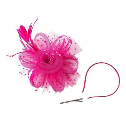 Women's Pillbox Fascinator Hats For 20s 50s Cocktail Tea Party White One Size Vintage Headgear Ideal For Party Wear