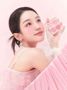 Dasique 四色哑光腮红盘，显色度高，持久不脱妆，打造自然光泽，轻盈透气，纯素配方，时尚彩妆品牌，圣诞假日必备单品 - #13 Sweet Heart - 查看 9