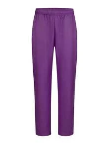 Men's Casual Long-Sleeved Two-Piece Suit, Mid-Length Top And Trousers - Màu tím - Xem 7