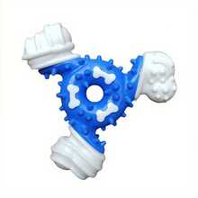 Durable Dog Chew Toy For Teeth Cleaning - Durable Nylon Teeth Stick With Interactive Puzzle Design, Perfect For Small And Medium Dog Breeds, Promotes Healthy Chewing And Play, Suitable For Aggressive Chewers - 藍色 - 查看 10