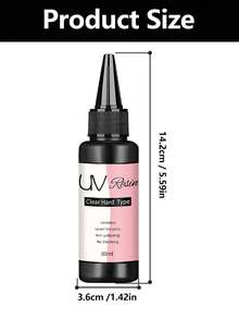 80ml/160ml/240ml/320ml/400ml -UV Resin Starter Kit For DIY Jewelry - Clear, Low Viscosity, No Shrinkage - Ideal For Pendants, Earrings & Bracelets