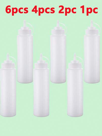 5 st/3 st/2 st/1 st sprutflaska, kryddflaska för hemmet, såsflaska, juiceflaska, sprutflaska, köksolja, påfyllningsbar flaska, vattenflaska