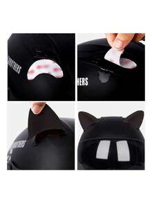 Set Decoración Casco Moto Con Luces Accesorio Bicicleta Auto - Negro - Ver 10