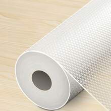 BYCRAY Revestimientos de Gabinetes de Cocina (30 x 700cm), Forro para Estantes Transparente, Revestimientos de Refrigerado No Adhesivo, Forro para Cajones de Cocina, Alfombrilla para Cajón - negro - Ver 1