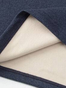 4 件男士时尚保暖内衣套装，秋冬秋裤，成人和青少年圆领保暖服装套装 - 藍色 - 查看 5