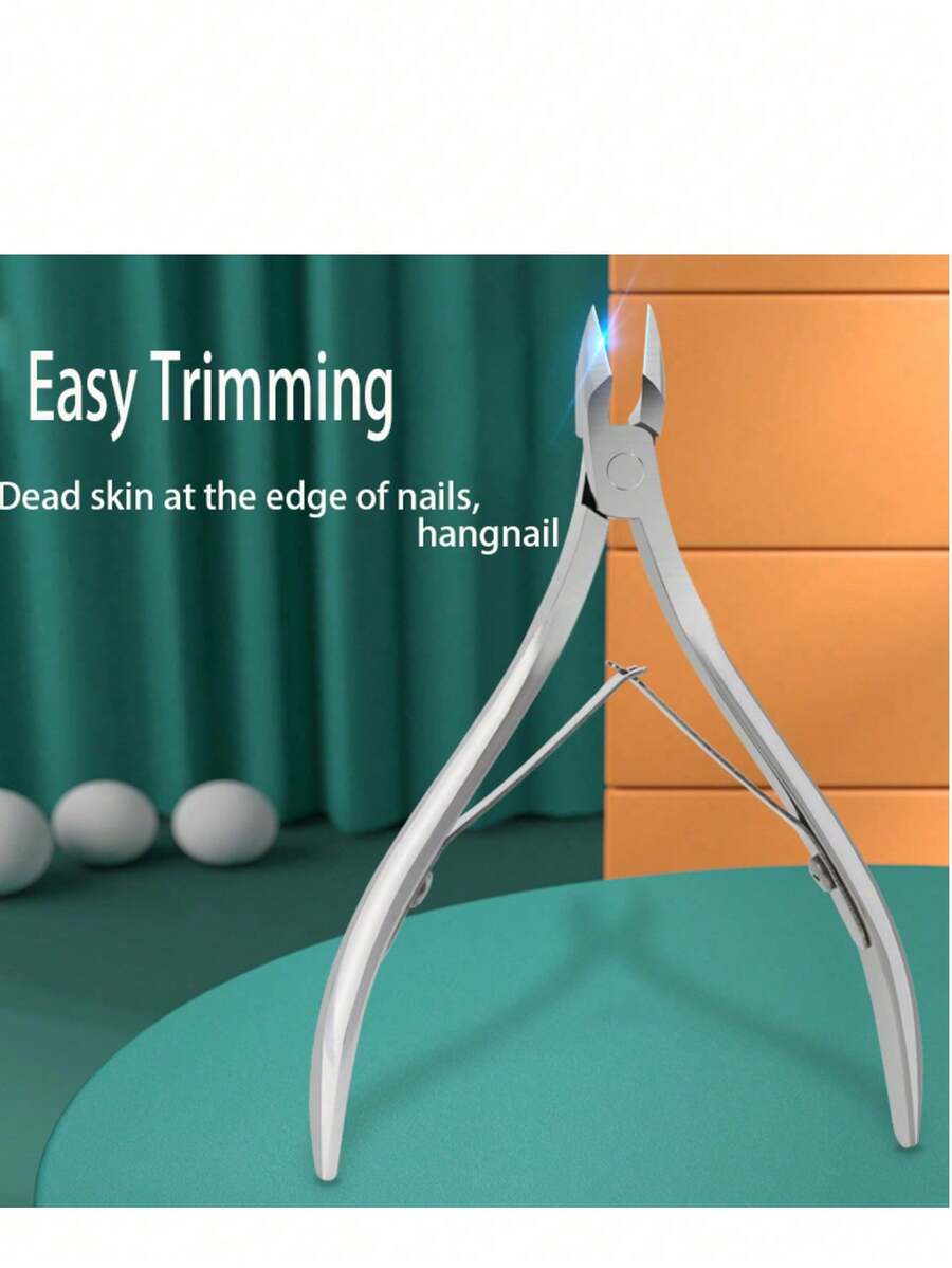 Professional Stainless Steel Cuticle Nail Clippers Manicure Scissors Beauty Tools Nail File Set