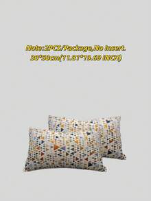 1pc/2pcs Set, Multi-Color Jacquard & Velvet Fabric Pillowcase (Pillow Insert Not Included), Bohemian Style Cushion Cover, Soft & Comfortable Velvet Pillowcase, Suitable For Sofa, Bedroom And Bedding Decor, All Season