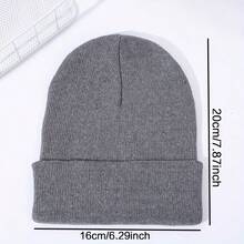 5pcs Set Of Beanies, Stylish And Versatile, High-Elasticity Solid Colors, 5-Color Set, Create Different Style Outfits Every Day, Unisex Christmas Winter Ski Hats For Warmth And Windproof Protection, Ideal Gift Choice - Multicolor - View 2