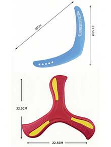 1pc Boomerang, Outdoor Toy. When Thrown, It Can Draw An Arc In The Air And Fly Back To The Player, Bringing Surprise And Fun, Increasing The Interactivity And Challenge Of The Game. Skill Training: Helps Train The Player's Hand-Eye Coordination, Arm Strength, And Body Balance. Suitable For Outdoor, Party, Team Building, And Entertainment. - Multicolor - View 9
