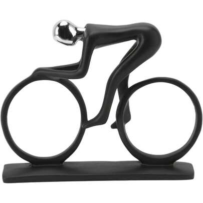 EstiloTOPINCN Resina Simple AerodináMico, Estatuas Esculturas Apariencia Ciclismo Adorno Deportes Hobby Figura Adorno Adorno De Escritorio Para Oficina Sala De Estar HogarVersióN Mejorada